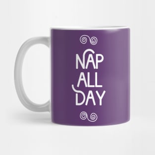 Nap All Day (Dark) Mug